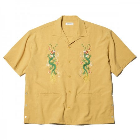 RADIALL　S/Sシャツ　"KI-KI OPEN COLLARED SHIRT S/S"　(Mustard)