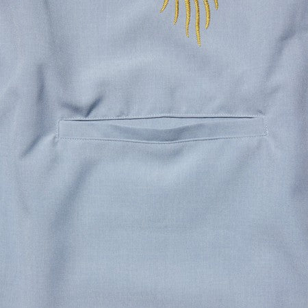 ★30%OFF★ RADIALL　S/Sシャツ　"KI-KI OPEN COLLARED SHIRT S/S"　(Smoke Blue)