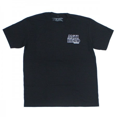 ANTI HERO　Tシャツ　"LIL BLACK HERO OUTLINE TEE"　(Black / White)