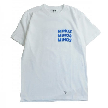 MINOS　Tシャツ　"SS CAMO LOGO TEE"　(White)