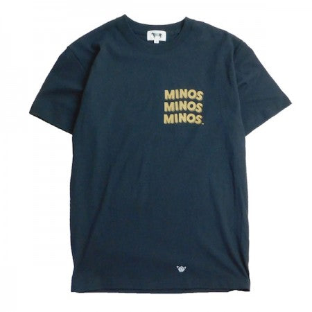 MINOS　Tシャツ　"SS CAMO LOGO TEE"　(Black)