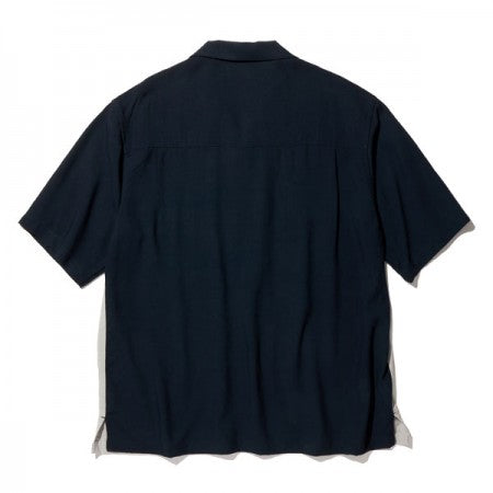 RADIALL　S/Sシャツ　"ZENITH OPEN COLLARED SHIRT S/S"　(Navy)