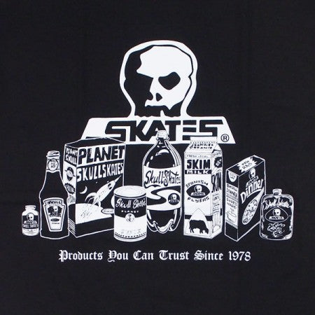 SKULL SKATES　"40周年 PRODUCTS Tシャツ"　(Black)