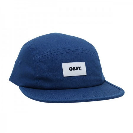 OBEY　キャップ　"BOLD LABEL ORGANIC 5 PANEL HAT"　(Navy)