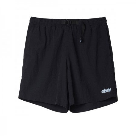 OBEY　ショーツ　"PEAK WEB SHORT"　(Black)