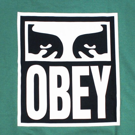 OBEY　Tシャツ　"OBEY EYES ICON 2 HEAVYWEIGHT TEE"　(Palm Leaf)
