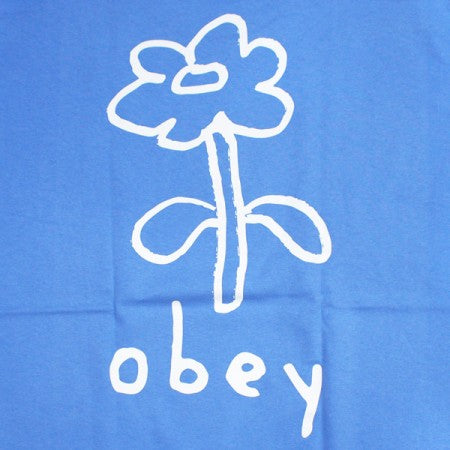 OBEY　Tシャツ　"OBEY DOODLE FLOWER CLASSIC TEE"　(Digital Violet)