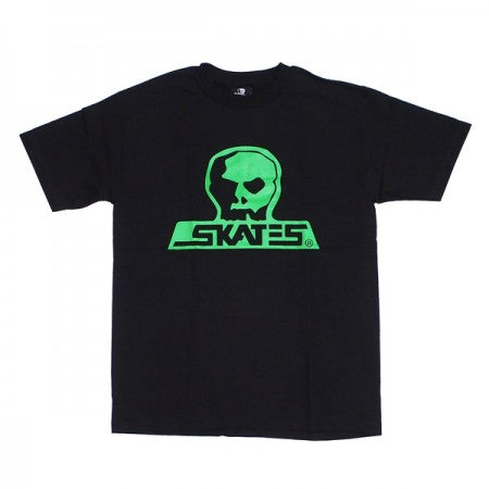 SKULL SKATES　"BURBS Tシャツ"　(Black/Green)