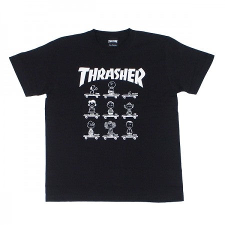 THRASHER×PEANUTS　コラボTシャツ　"THPN-SST001"　(Black)