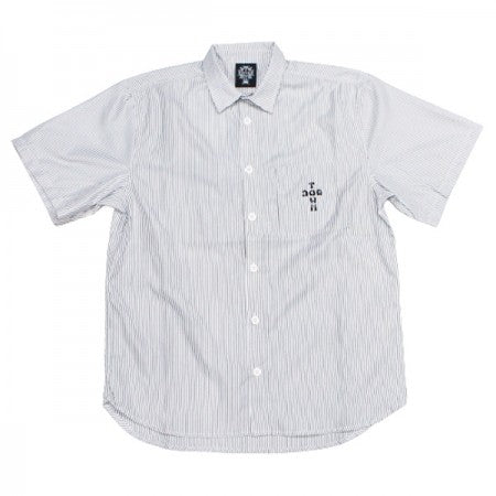DOGTOWN　S/Sシャツ　"NEW LETTER S/S WORK SHIRT"　(Stripe)