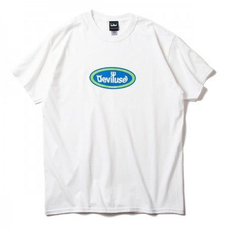Deviluse　Tシャツ　"OVAL LOGO TEE"　(White)