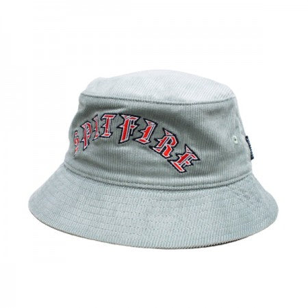 SPITFIRE　ハット　"OLD E ARCH BUCKET HAT"　(Gray / Red)