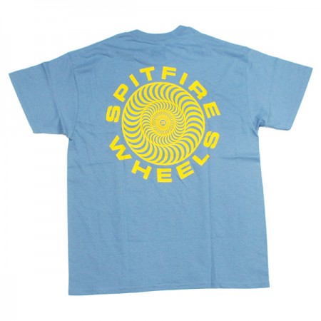 SPITFIRE　Tシャツ　"CLASSIC 87' SWIRL TEE"　(Stone Blue / Yellow)