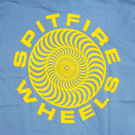 SPITFIRE　Tシャツ　"CLASSIC 87' SWIRL TEE"　(Stone Blue / Yellow)