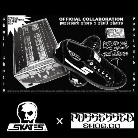 SKULL SKATES x POSSESSED SHOE.CO　コラボシューズ　"S2 SLAPPY"　(Black)