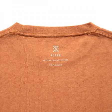 ROARK REVIVAL　Tシャツ　"HEMPCOTTON H/W TEE"　(Terracotta)