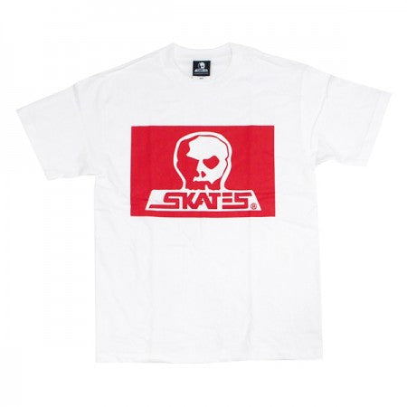 SKULL SKATES　"BURBS Tシャツ"　(JAPANADA)　White/Red