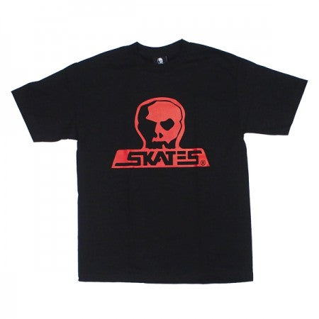 SKULL SKATES　"BURBS Tシャツ"　(BLOOD OATH)　Black/Red