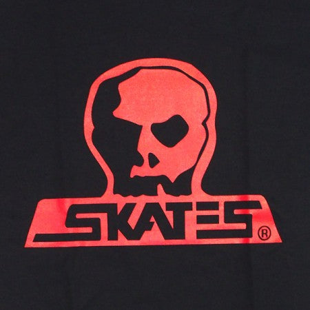 SKULL SKATES　"BURBS Tシャツ"　(BLOOD OATH)　Black/Red
