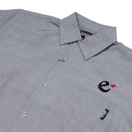 range　S/Sシャツ　"RG POLY CHAMBRAY OPEN COLLAR SHIRTS"　(Gray)