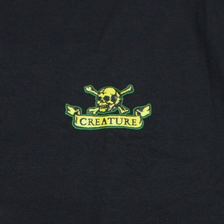 CREATURE　Tシャツ　"DEATHCARD TEE"　(Black)