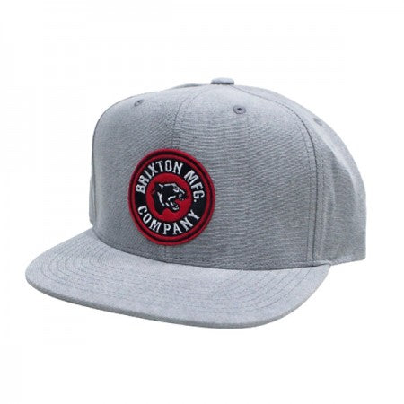 BRIXTON　キャップ　"FORTE X MP SNAPBACK CAP"　(Gray)