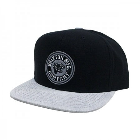 BRIXTON　キャップ　"FORTE X MP SNAPBACK CAP"　(Black / Gray)