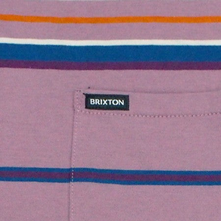 BRIXTON　Tシャツ　"HILT S/S POCKET KNIT"　(Washed Concord)