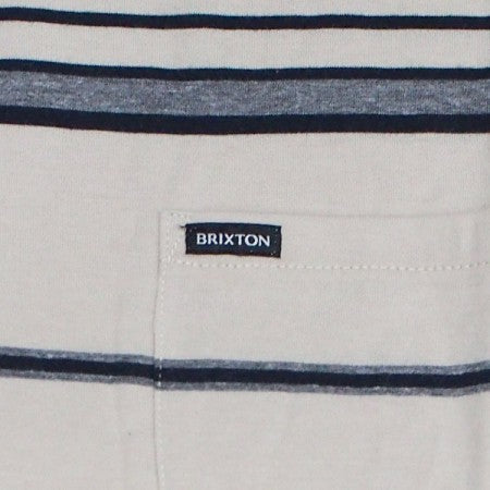 BRIXTON　Tシャツ　"HILT S/S POCKET KNIT"　(Beige)