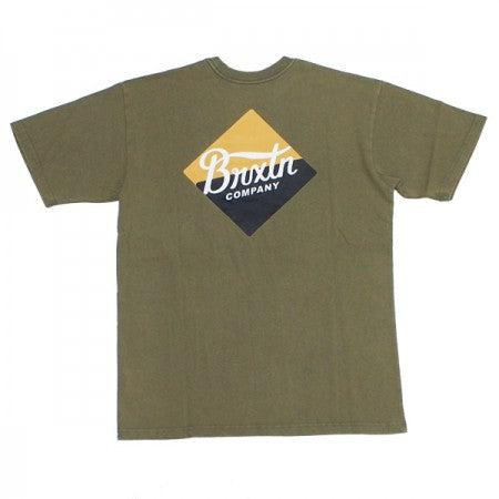 BRIXTON　Tシャツ　"COVET S/S STANDARD TEE"　(Worn Wash Military Olive)