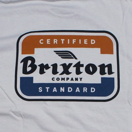 BRIXTON　Tシャツ　"QUILL S/S STANDARD TEE"　(Silver)