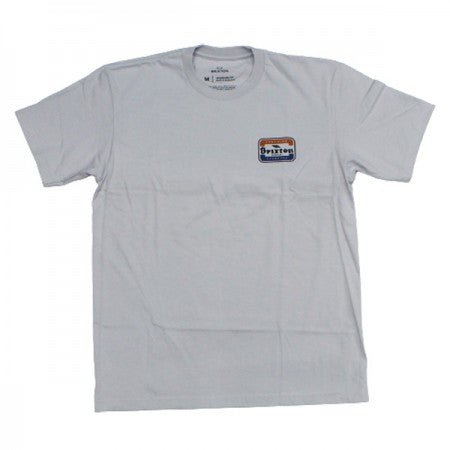 BRIXTON　Tシャツ　"QUILL S/S STANDARD TEE"　(Silver)