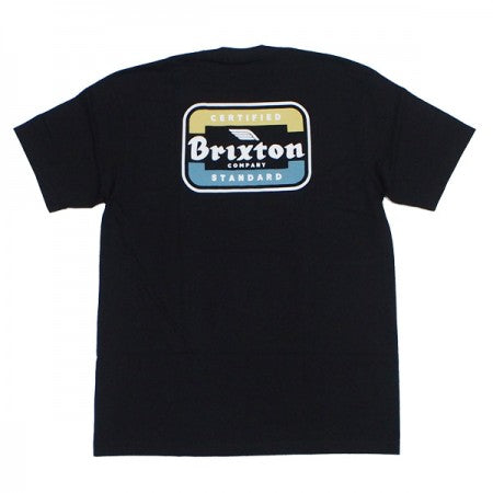 BRIXTON　Tシャツ　"QUILL S/S STANDARD TEE"　(Black / Blue)