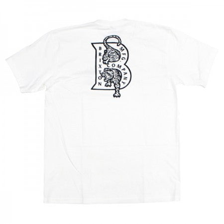 BRIXTON　Tシャツ　"CRAWLER S/S STANDARD TEE"　(White)