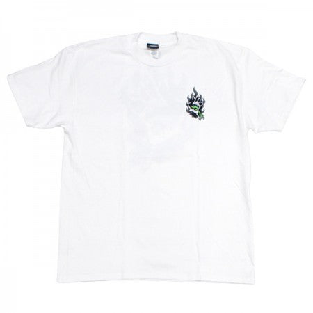 SANTA CRUZ　Tシャツ　"SAINTS AND SINNERS HAND TEE"　(White)