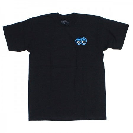 KROOKED　Tシャツ　"STRAIT EYES TEE"　(Black / Blue)