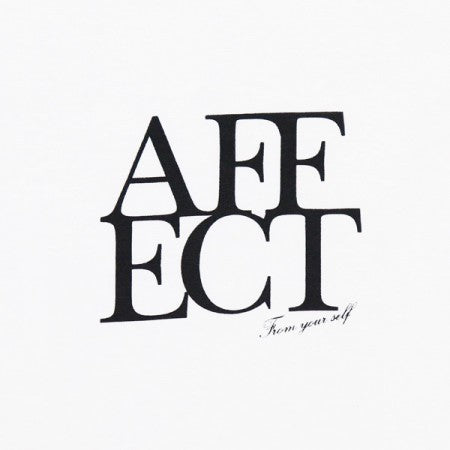 AFFECTER　Tシャツ　"AFF S/S TEE"　(White)