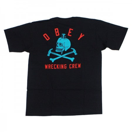OBEY　Tシャツ　"OBEY WREAKING CREW BASIC TEE"　(Black)