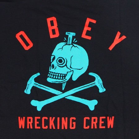 OBEY　Tシャツ　"OBEY WREAKING CREW BASIC TEE"　(Black)