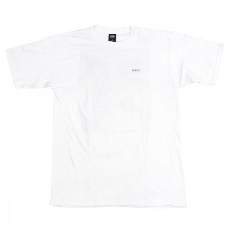 OBEY　Tシャツ　"OBEY NOIR WOMAN ICON 2 BASIC TEE"　(White)