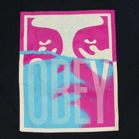 OBEY　Tシャツ　"OBEY NOIR WOMAN ICON 2 BASIC TEE"　(Black)