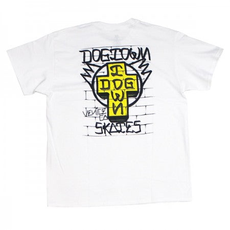 DOGTOWN　Tシャツ　"WALL TEE"　(White)