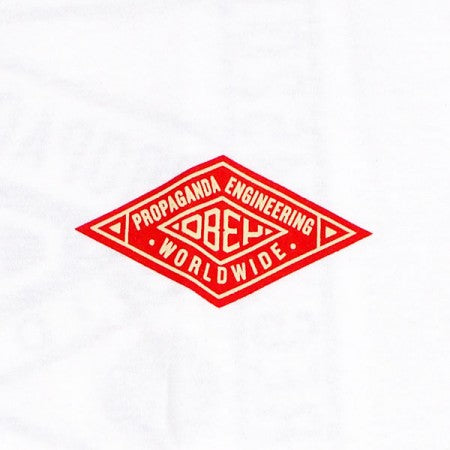 OBEY　Tシャツ　"OBEY PROP. ENGINEERING BASIC TEE"　(White)