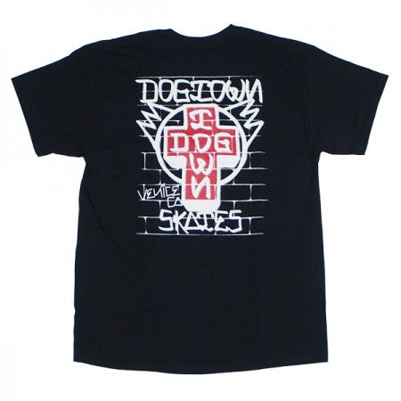 DOGTOWN　Tシャツ　"WALL TEE"　(Black)