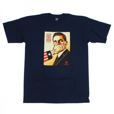 OBEY　Tシャツ　"PAY UP OR SHUT UP BASIC TEE"　(Navy)