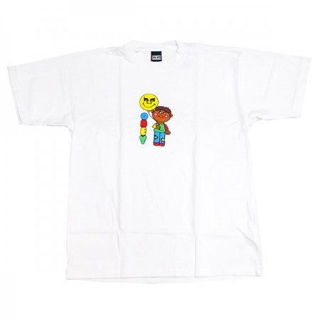 OBEY　Tシャツ　"OBEY BALLOON HEAVYWEIGHT CLASSIS BOX TEE"　(White)
