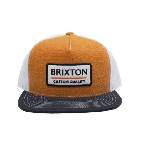 BRIXTON　メッシュキャップ　"PALMER PROPER MP MESH CAP"　(Phoenix Orange / Black / White)