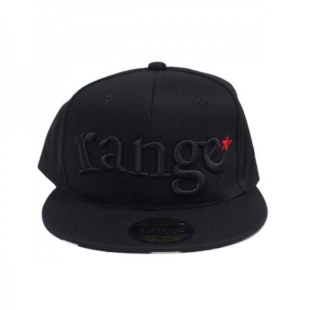 range　キャップ　"RANGE ORIGINAL SNAP BACK CAP"　Blk/Blk
