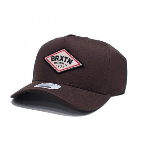 BRIXTON　キャップ　"TREMONT C MP SNAPBACK CAP"　(Dark Earth)