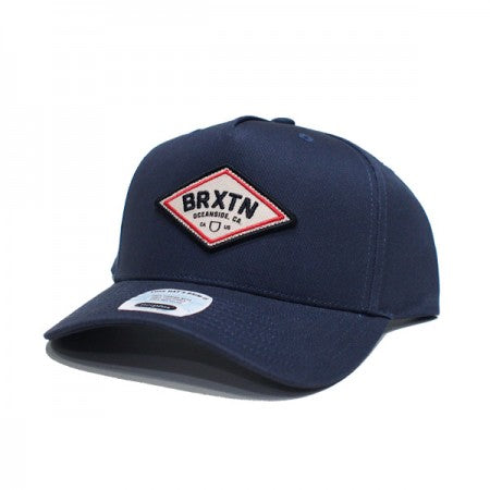 BRIXTON　キャップ　"TREMONT C MP SNAPBACK CAP"　(Washed Navy)